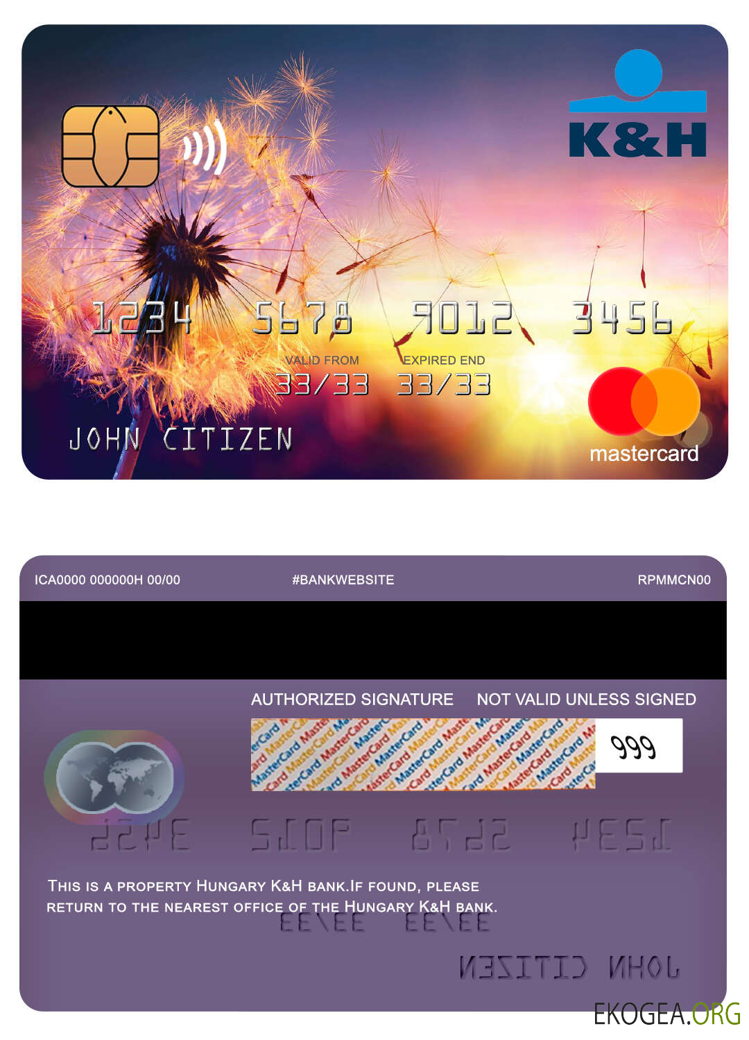 Hongrie K&H mastercard